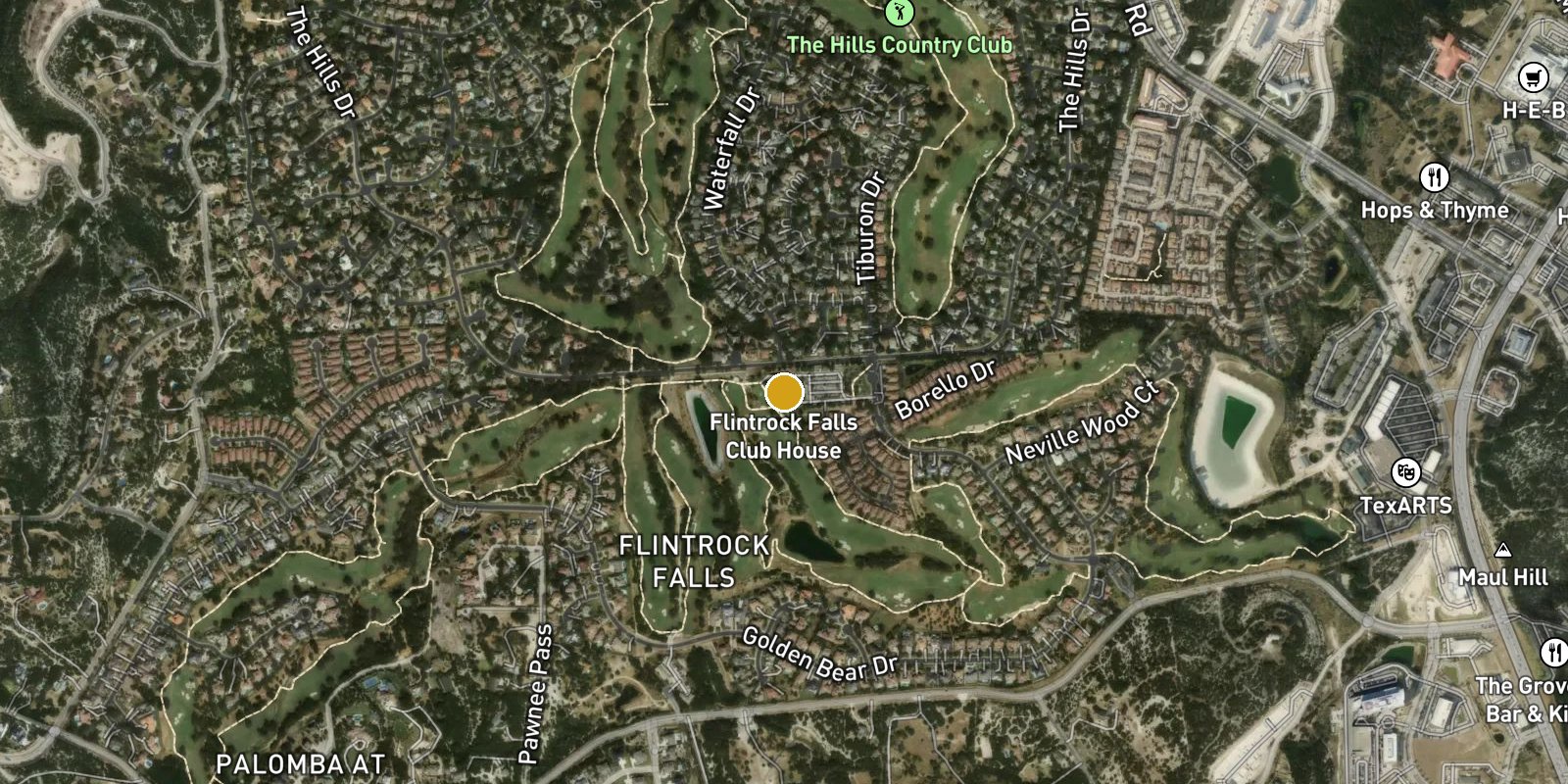 The Hills Country Club - Flintrock Falls Clubhouse
