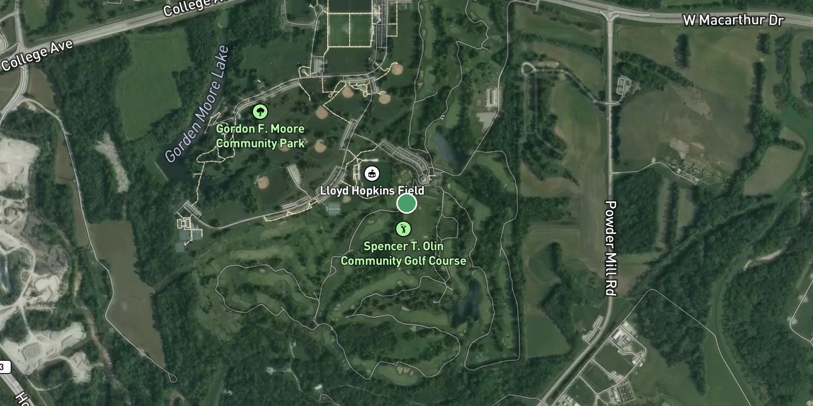 Spencer T Olin Golf Course