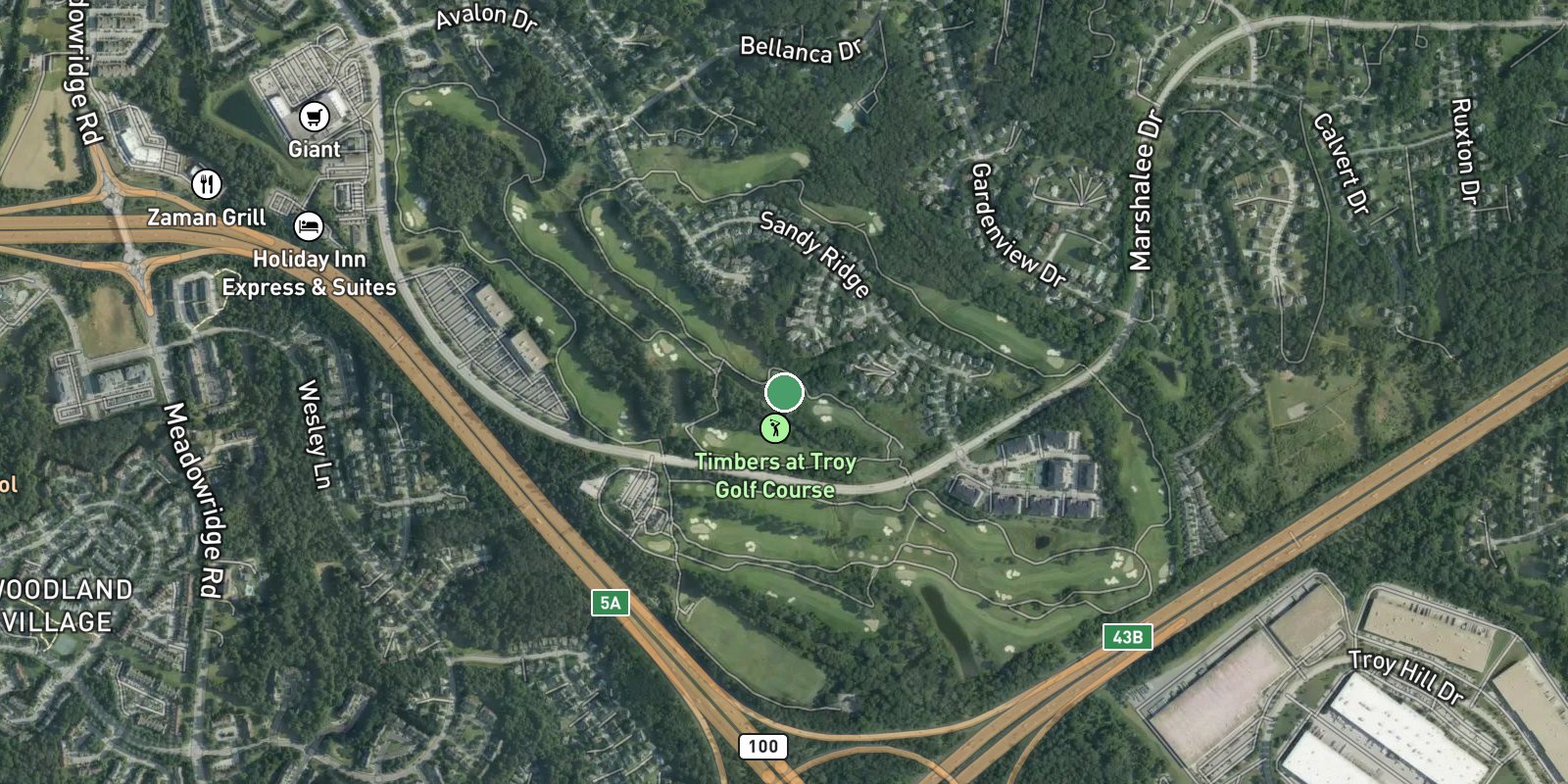 Timbers at Troy Golf Course