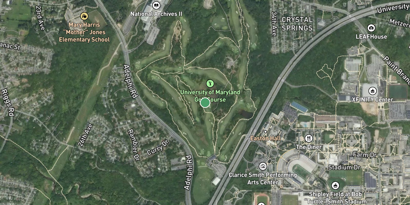 University of Maryland Golf Course