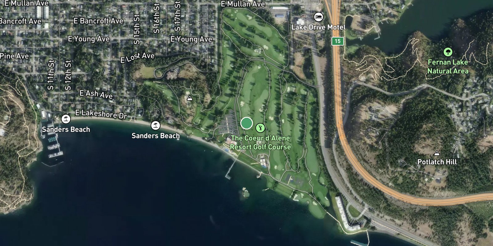 The Coeur d'Alene Resort Golf Course