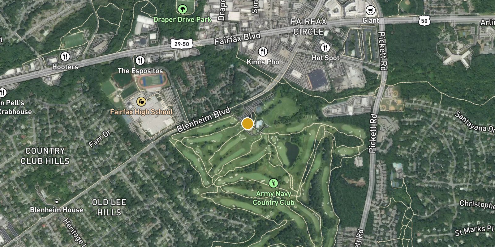 Army Navy Country Club - Fairfax