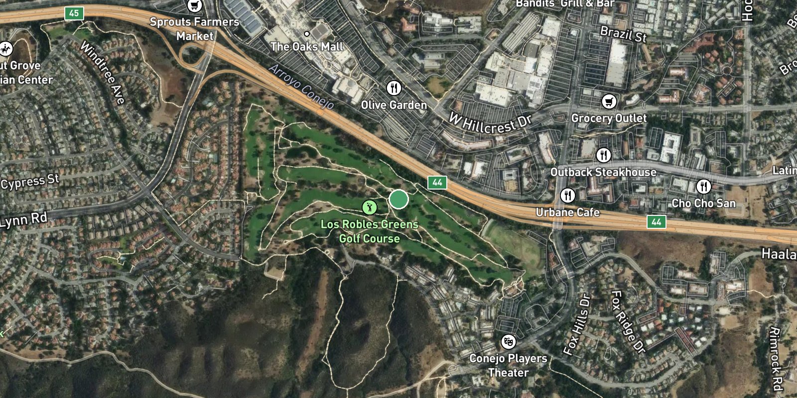 Los Robles Greens Golf Course