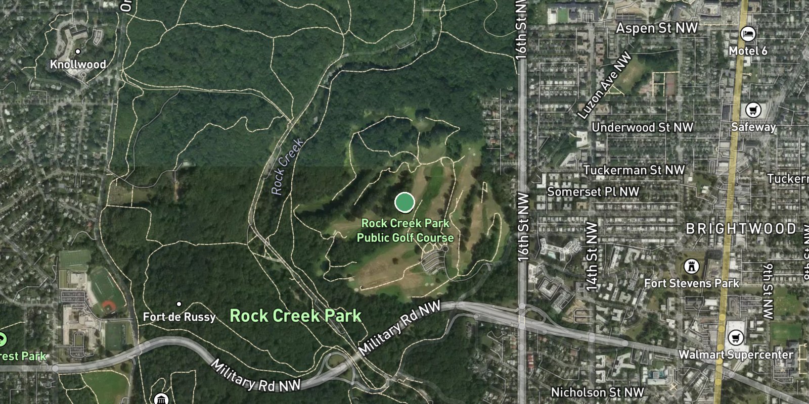 Rock Creek Park Public Golf Course