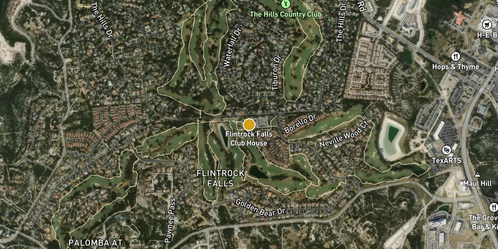 The Hills Country Club - Flintrock Falls Clubhouse