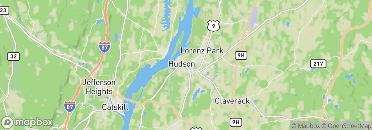 Map: Hudson, NY