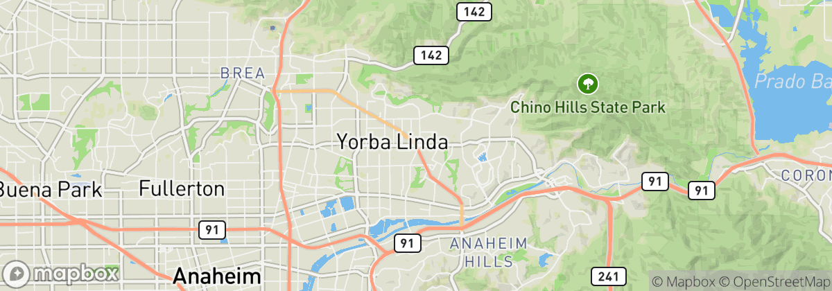 Map: Yorba Linda, CA