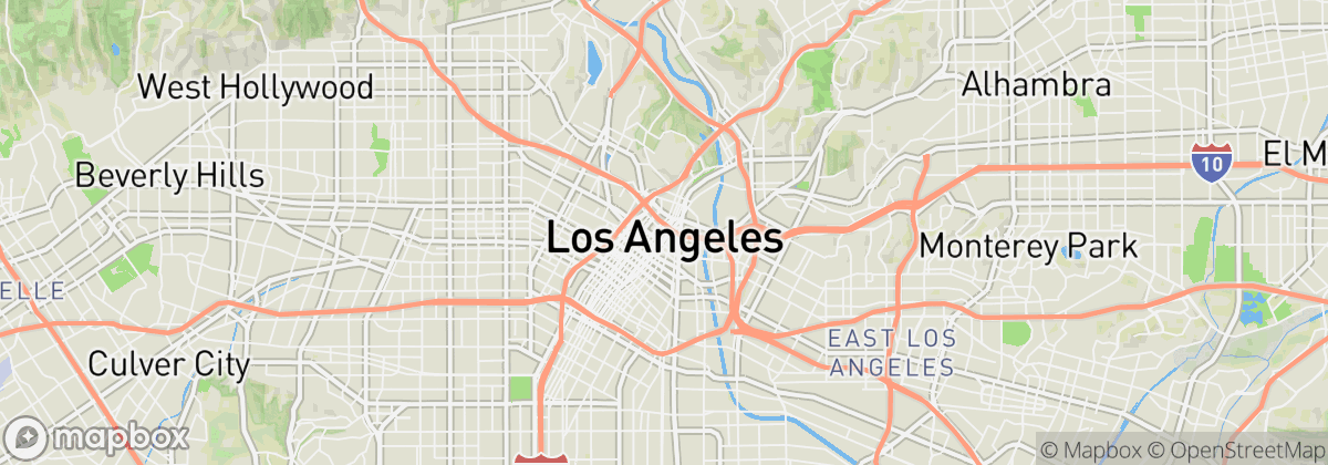 Map: Los Angeles, CA