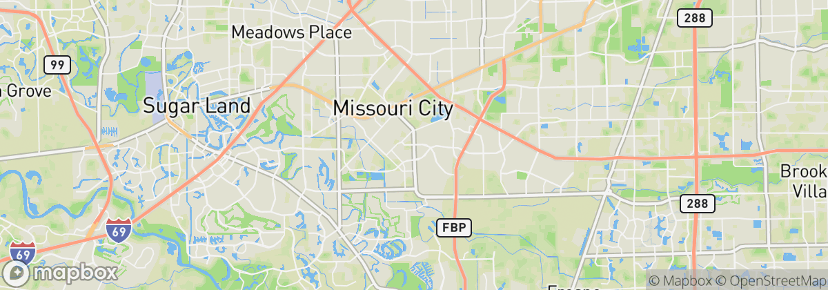 Map: Missouri City, TX