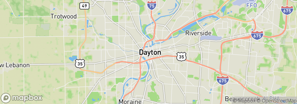 Map: Dayton, OH