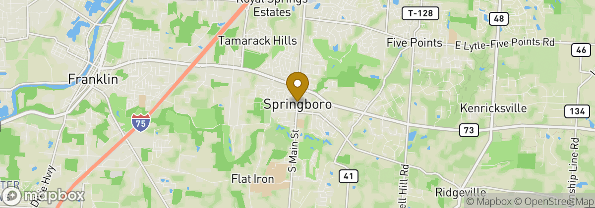 Map location: Springboro
