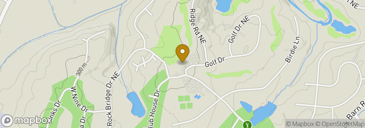 Map location: Rock Barn Country Club and Spa