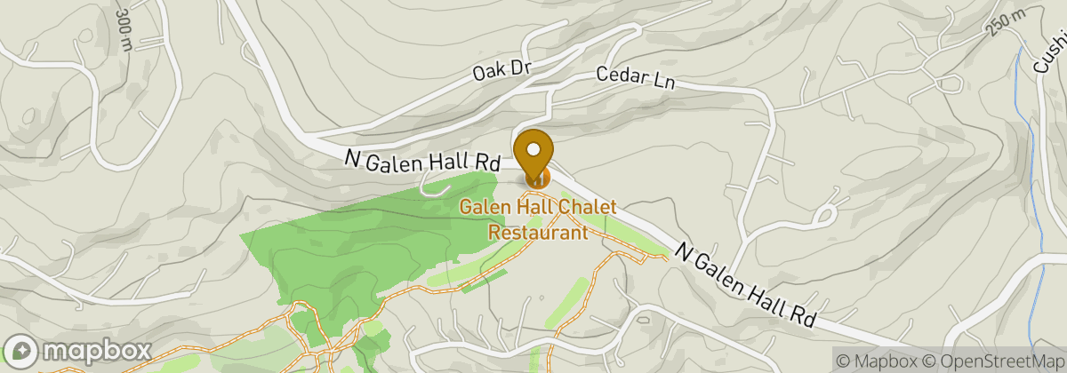 Map location: Galen Hall Golf Course