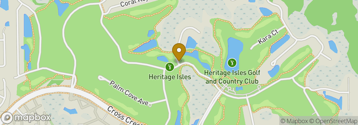 Map location: Heritage Isles Golf & Country Club