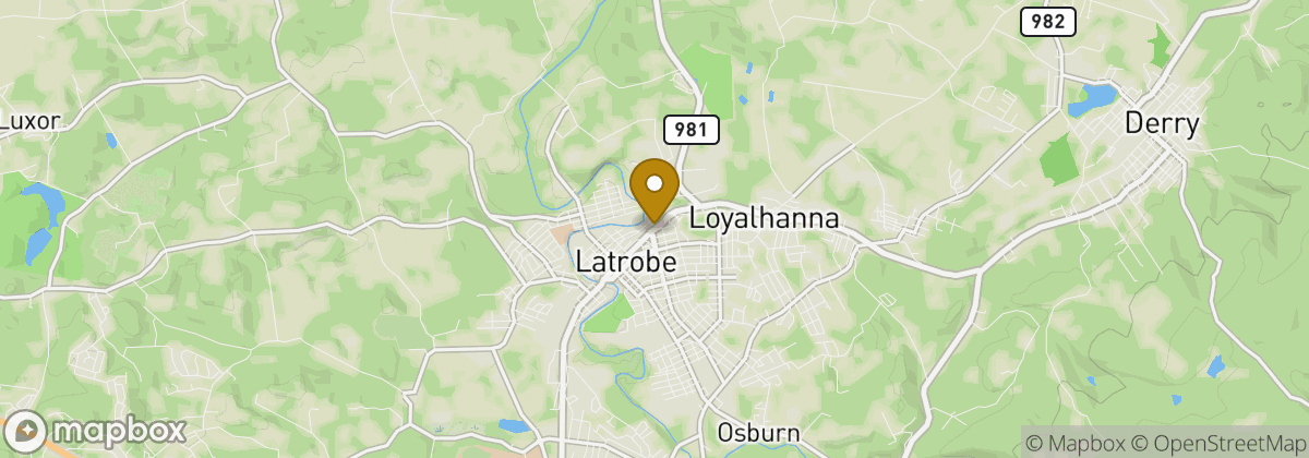 Map location: Latrobe