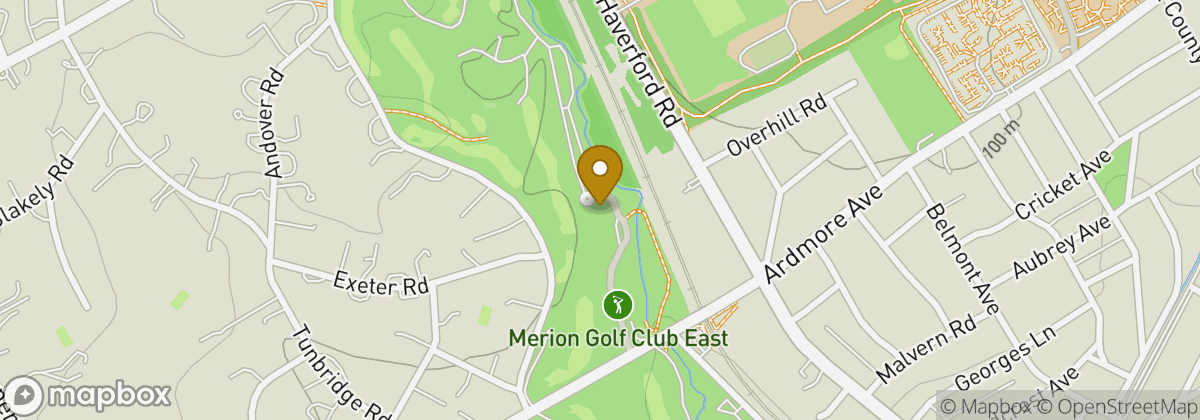 Map location: Merion Golf Club