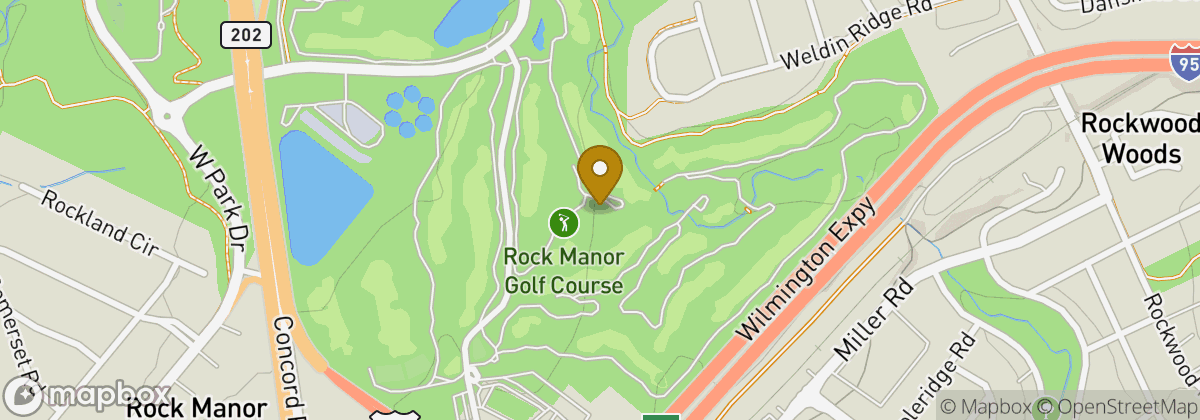 Map location: Rock Manor Golf Course