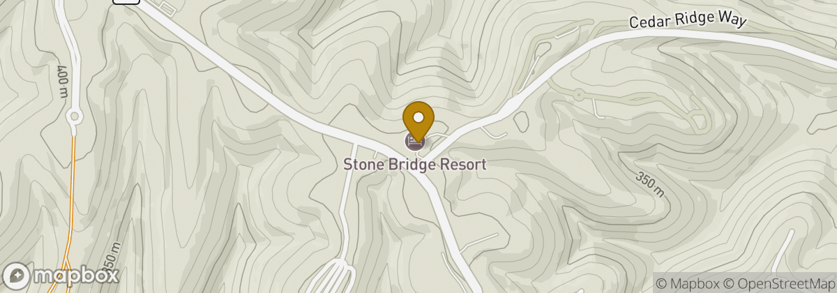 Map location: StoneBridge Resort Branson