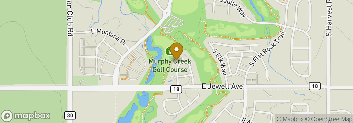 Map location: Murphy Creek Golf Course