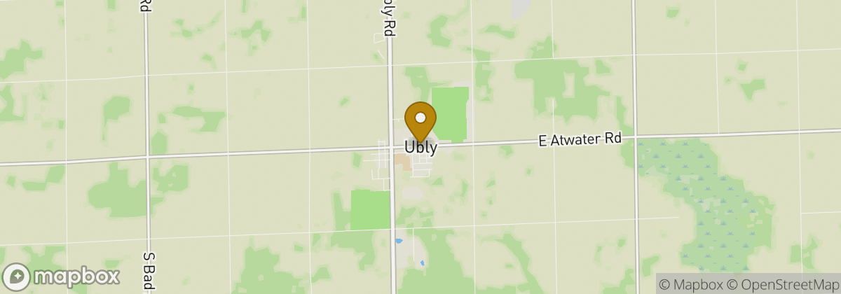 Map location: Ubly