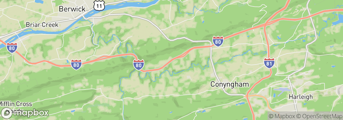 Map: Sugarloaf, PA