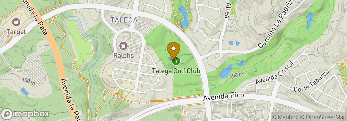 Map location: Talega Golf Club