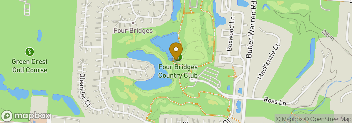 Map location: Four Bridges Country Club