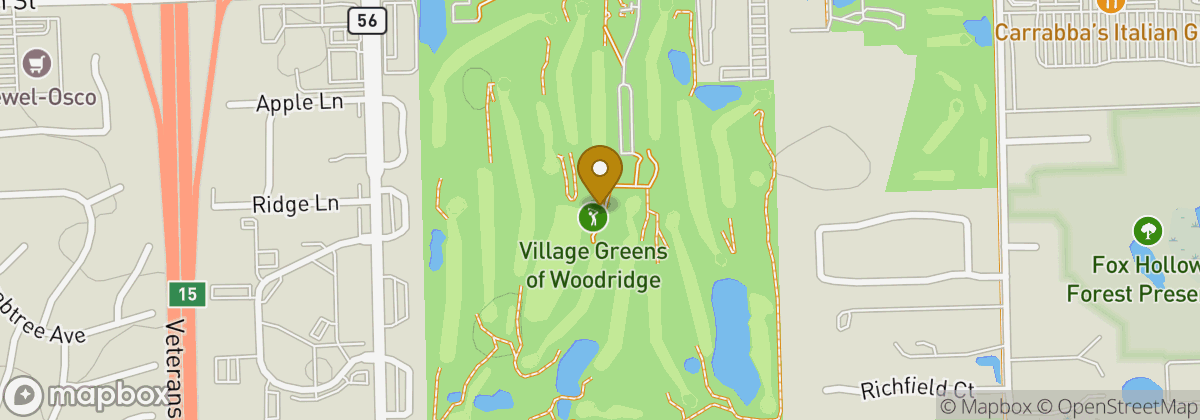 Map location: Village Greens of Woodridge