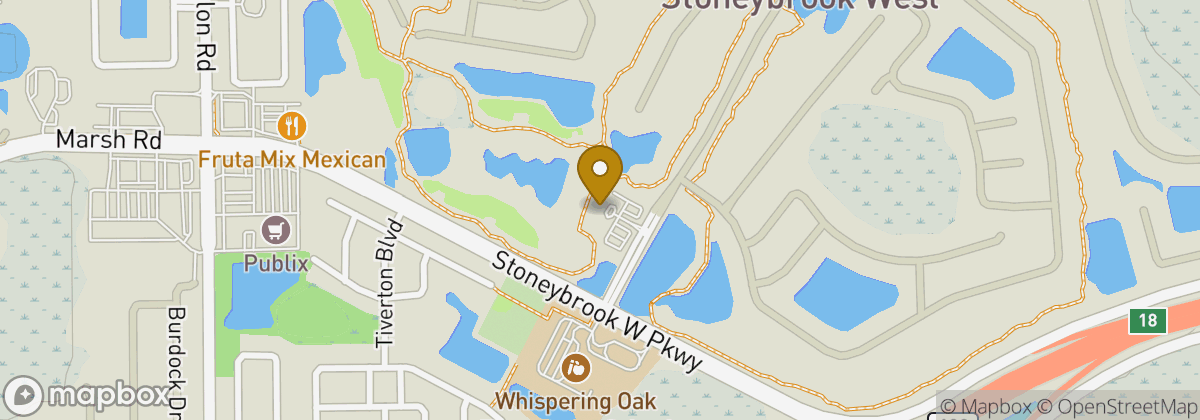 Map location: Stoneybrook West Golf Club