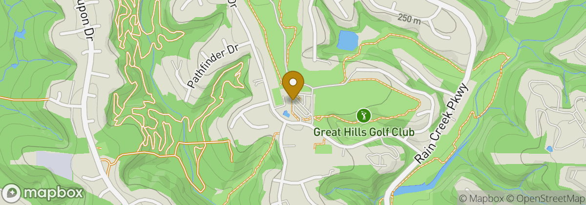 Map location: Great Hills Country Club - Private Member-Owned Club