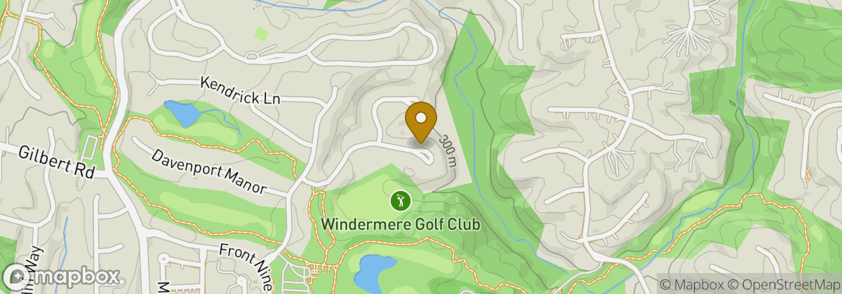 Map location: Windermere Golf Club