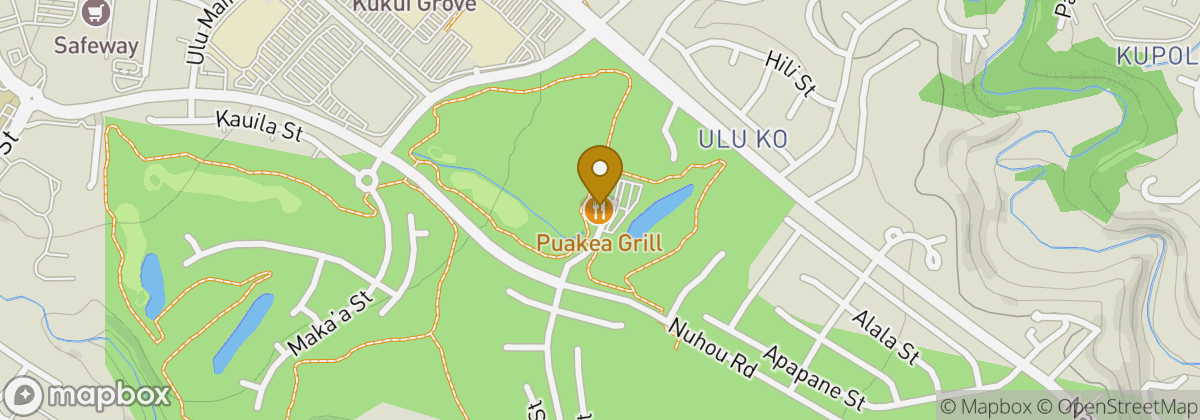 Map location: Puakea Golf Course