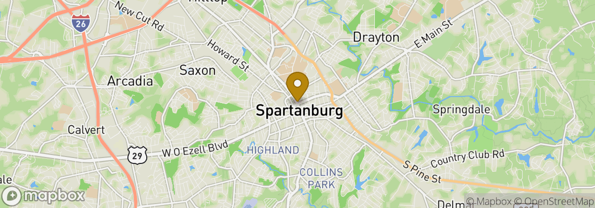 Map location: Spartanburg