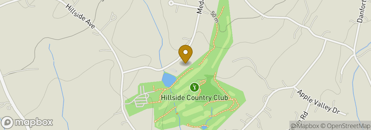 Map location: Hillside Country Club