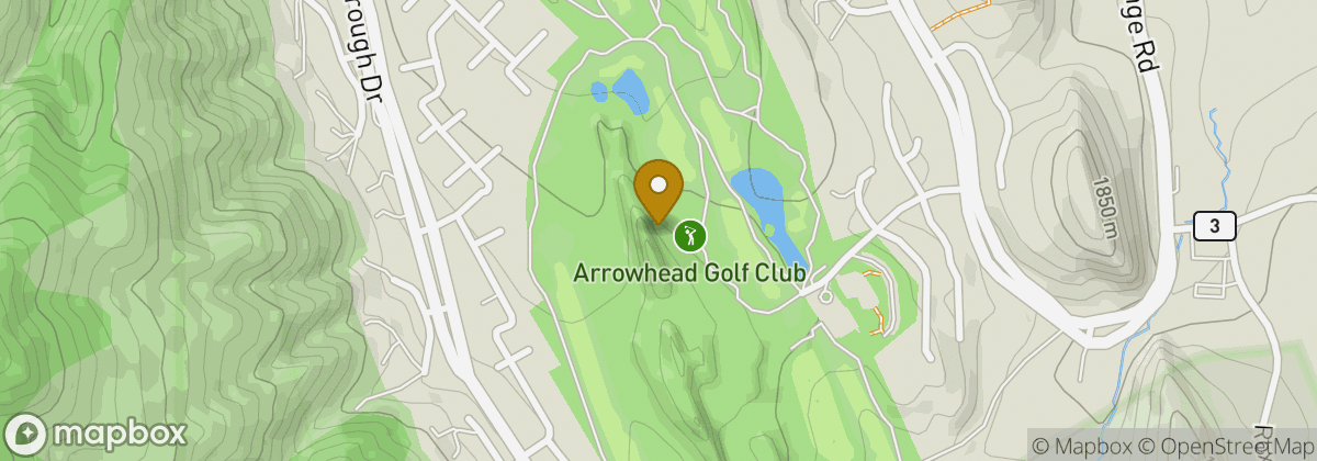 Map location: Arrowhead Golf Course