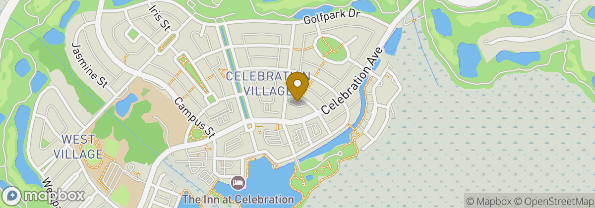 Map location: Celebration Golf Club