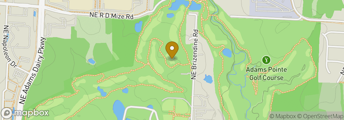 Map location: Adams Pointe Golf Club