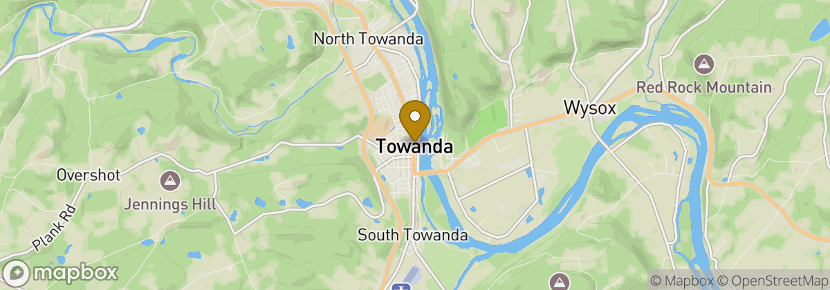 Map location: Towanda
