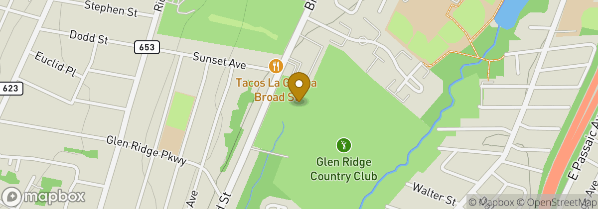 Map location: Glen Ridge Country Club