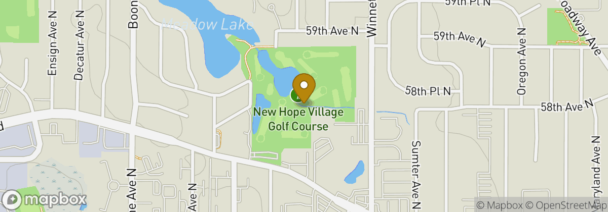 Map location: New Hope Village Golf Course