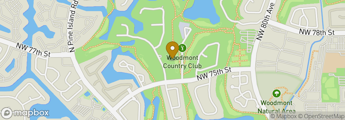 Map location: Woodmont Country Club