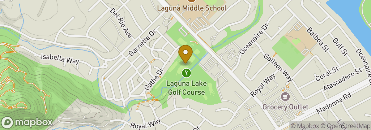 Map location: Laguna Lake Golf Course