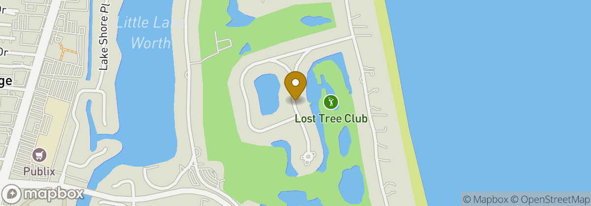 Map location: Lost Tree Club
