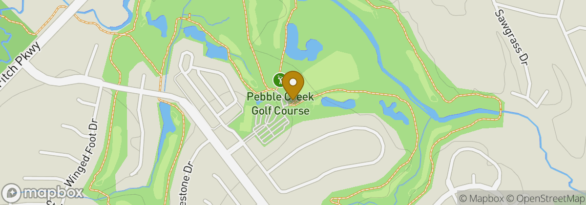 Map location: Pebble Creek Golf Course