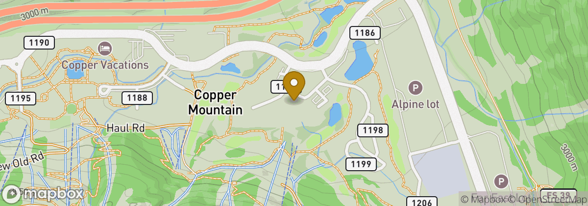 Map location: Copper Creek Golf Course