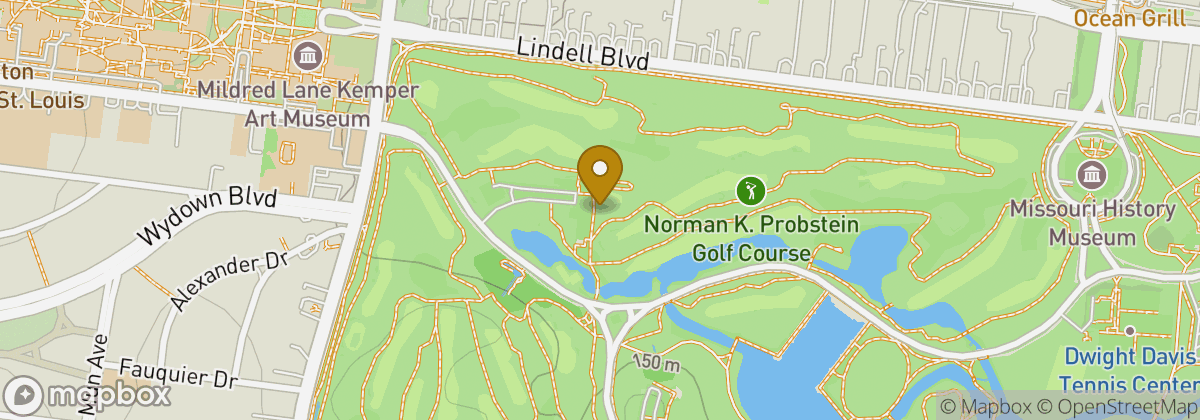 Map location: Forest Park Golf Course