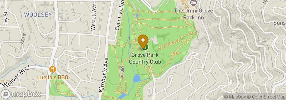 Map location: The Golf Course at the Omni Grove Park Inn & Spa