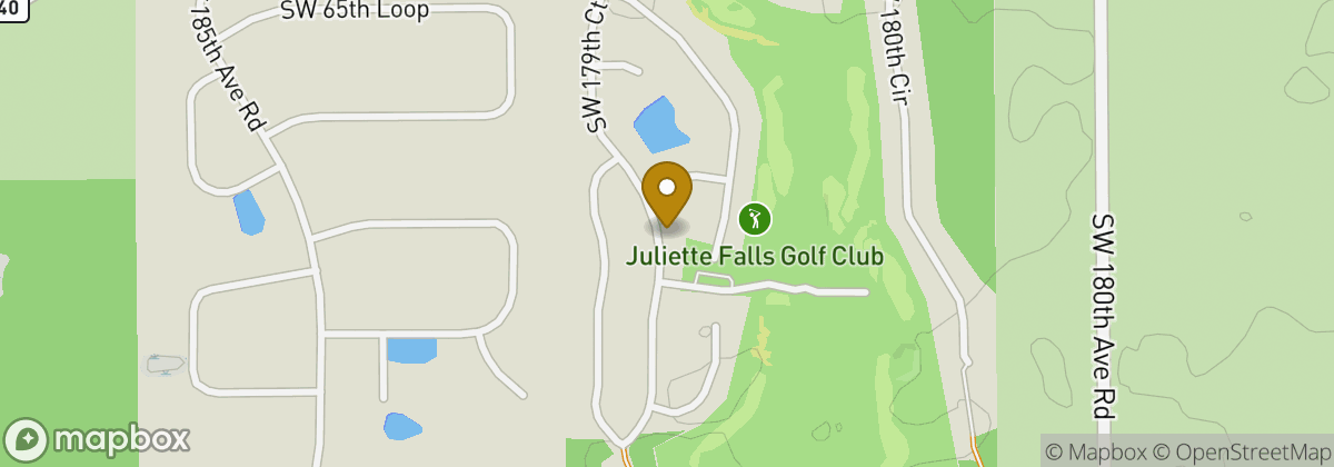 Map location: Juliette Falls Golf Course