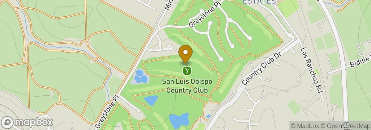 Map location: San Luis Obispo Country Club