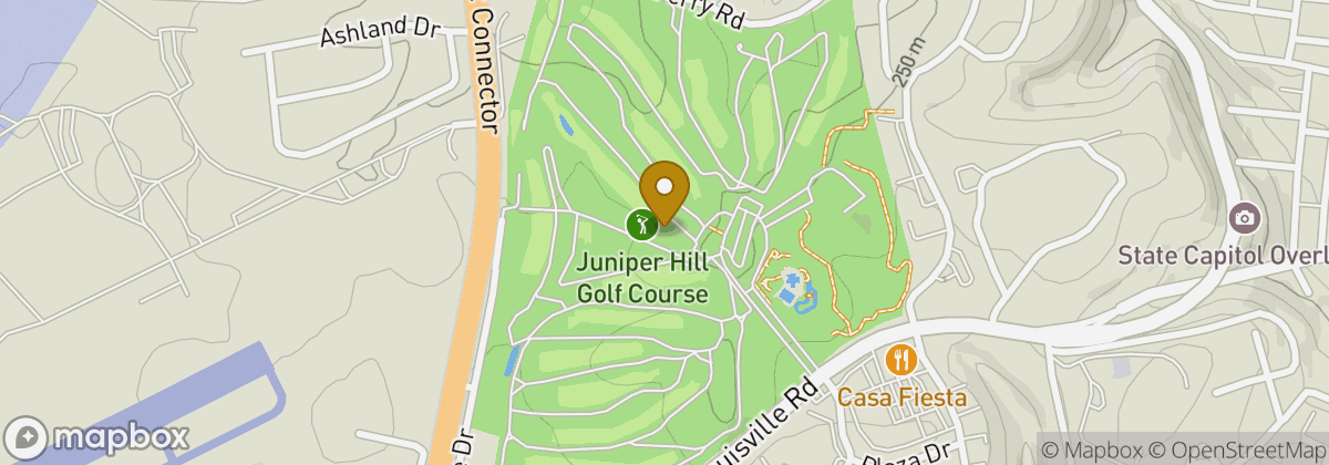 Map location: Juniper Hill Golf Course